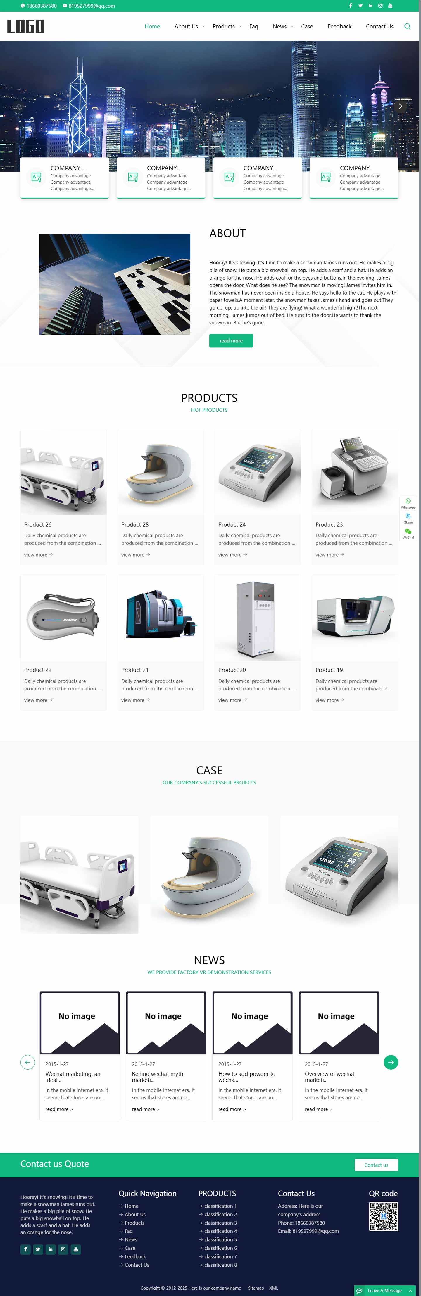 外贸网站174-响应式