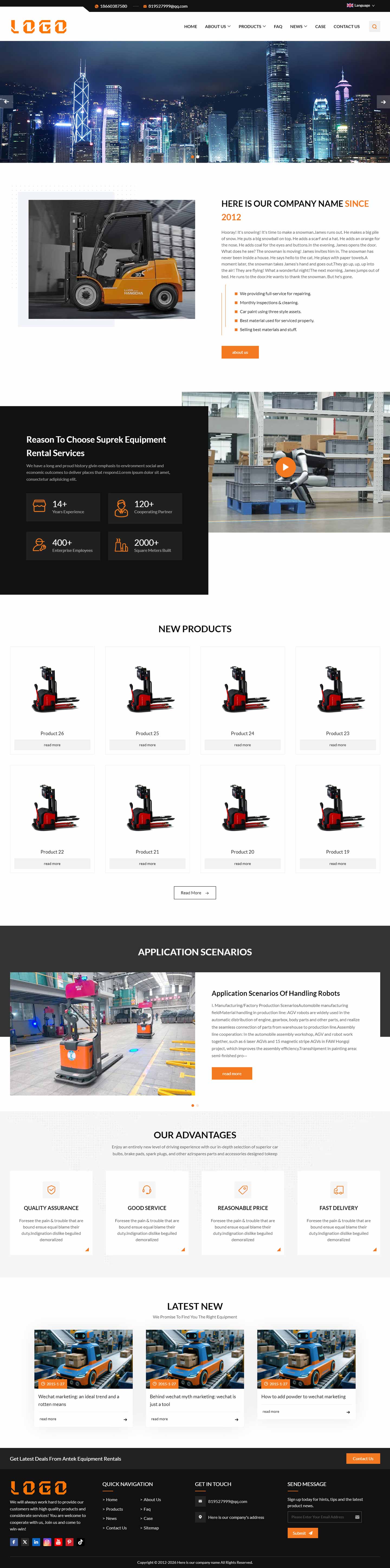 外贸网站176-响应式