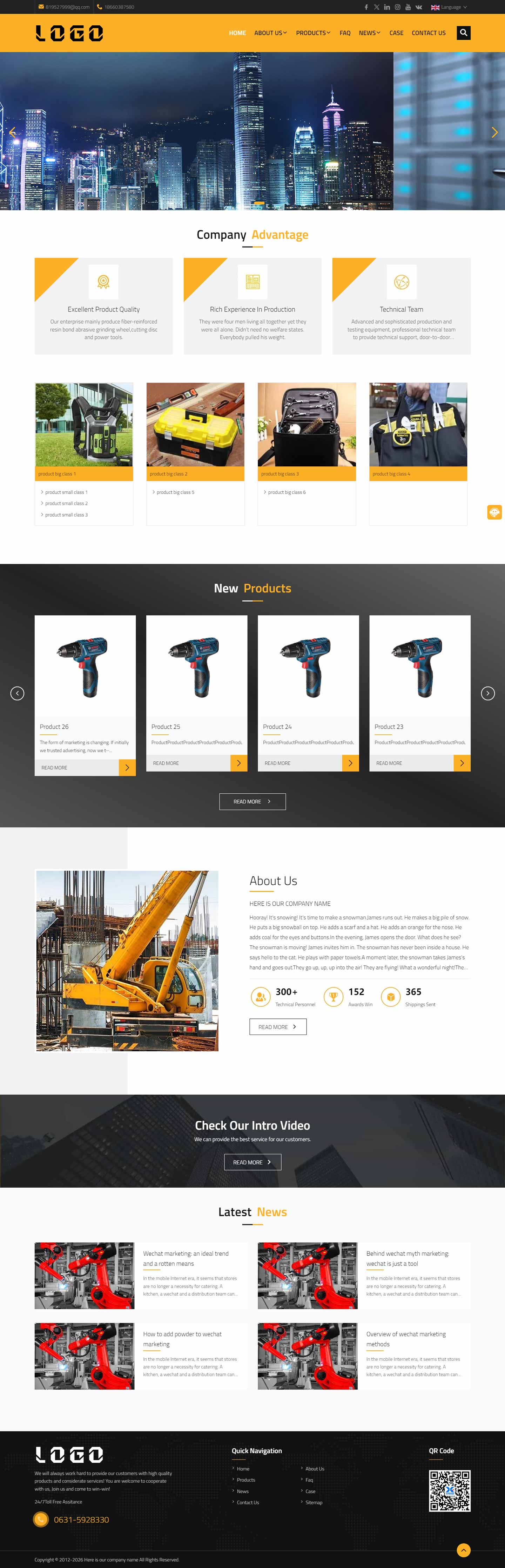 外贸网站177-响应式