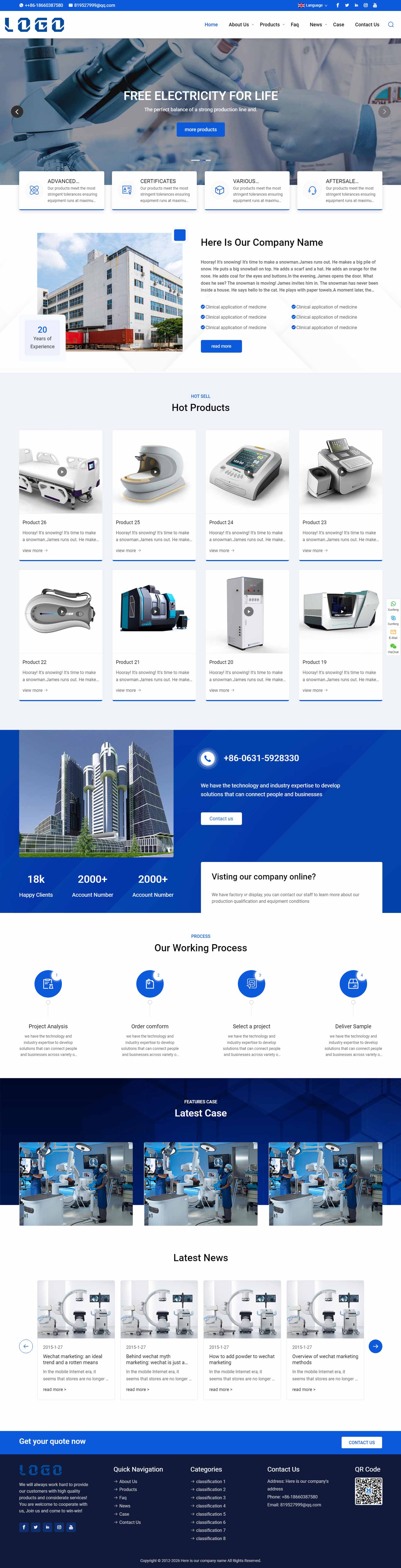 外贸网站178-响应式