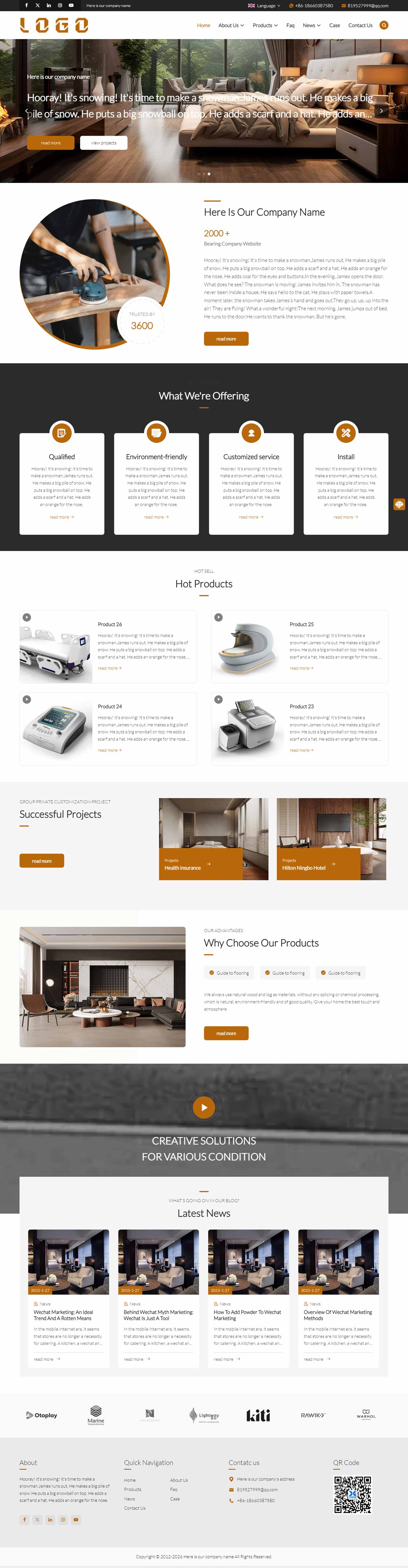 外贸网站180-响应式