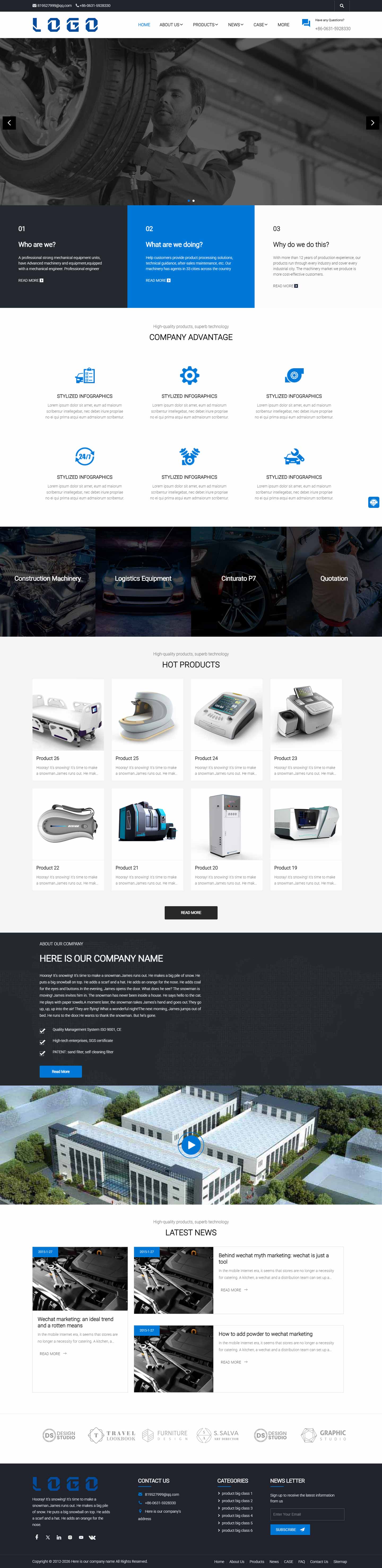 外贸网站182-响应式